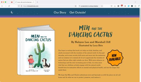 thumbnail image of a website